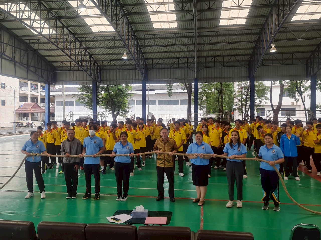 โครงการ การละเล่นพื้นบ้านและกีฬาไทย คณะวิทยาศาสตร์การกีฬาและสุขภาพ