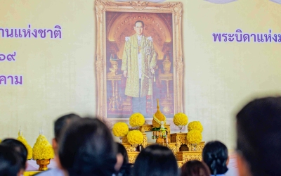 มกช.มหาสารคาม ร่วมพิธีถวายราชสักการะ “วันมาตรฐานฝีมือแรงงานแห่งชาติ” ประจำปี 2569