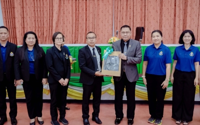 อธิการบดี มกช. ลงพื้นที่มหาสารคาม มอบนโยบายยกระดับองค์กร