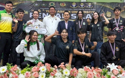 ทัพนักกีฬาปันจักสีลัต มกช. มหาสารคาม คว้า 8 เหรียญรางวัล...