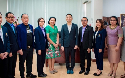 รองอธิการบดีฯ พร้อมด้วยคณะผู้บริหาร เข้าพบนายกองค์การบริหารส่วนจังหวัดมหาสารคาม...